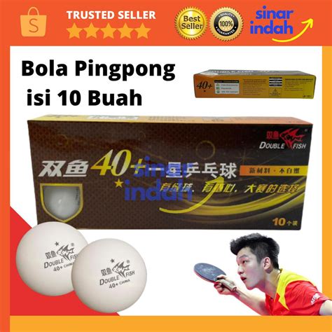 Jual Bola Pingpong Isi Buah Double Fish Bola Tenis Meja Ping Pong