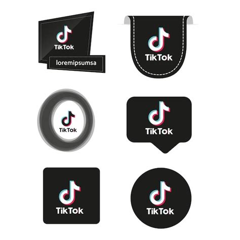 Premium Vector Tik Tok Social Media Logo Icon Technology Network