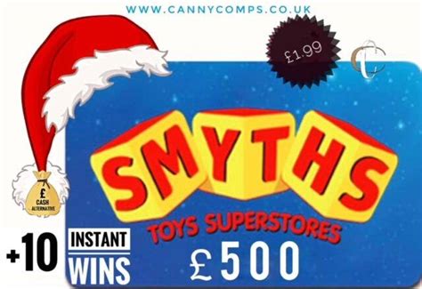 £500 Smyths T Card Or Cash Canny Comps