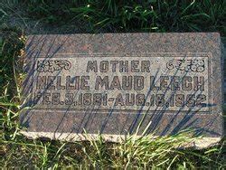 Nellie Maud Brokbeck Leech M Morial Find A Grave