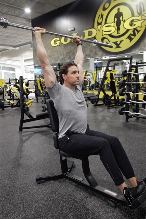 How To Do The Seated Overhead Press Muscles Worked Form And Alternatives Legion