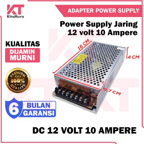 Jual Gan Power Supply Jaring 12 Volt 1 Ampere Murni Psu Dc 12v 1a Shopee Indonesia