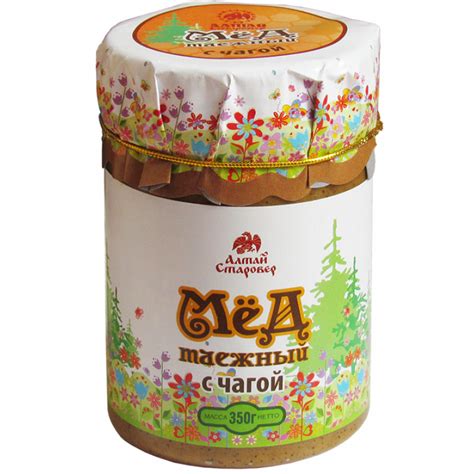 Мед таежный с чагой (350 гр) Алтай-Старовер - купить с доставкой по ...