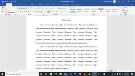 How To Format A Paper In Apa 6th Edition Academic Writing Youtube