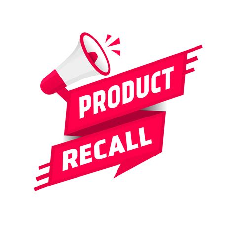 Product Recall Icon Design Banner 16876418 Vector Art At Vecteezy