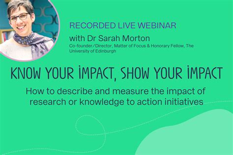 Know Your Impact Show Your Impact How To Measure The Impact Of