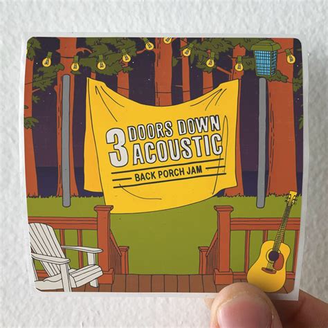 3 Doors Down Acoustic Back Porch Jam Album Cover Sticker