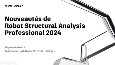 Nouveaut S De Robot Structural Analysis Professional What S New