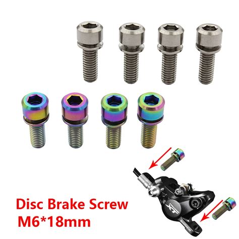 Aliexpress Buy Bike Titanium Alloy Bicycle Screw Brake Disc Brake