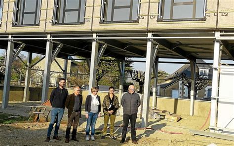 Beaussais Sur Mer Le Chantier Du Groupe Scolaire Henri Derouin Va