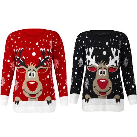 2020 Christmas Reindeer Printed Sweater Popular Women O Neck Long