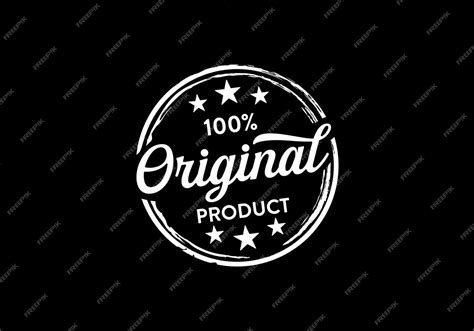 Premium Vector Original Product Badge Logo With Circle Grunge Stamp