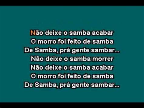 Música de agora Não Deixe O Samba Morrer Alcione