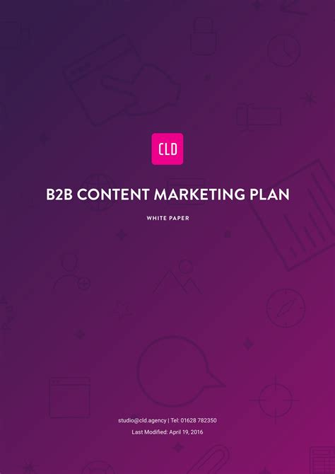 B2B Marketing Plan - 9+ Examples, Format, Pdf