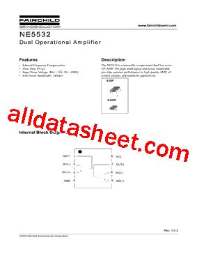 NE5532 Datasheet(PDF) - Fairchild Semiconductor