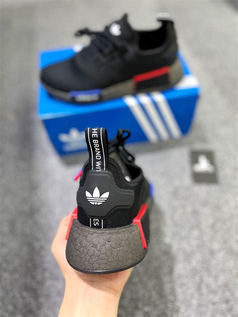 GX6978 NMD R1 Black Grey Multi Weirdkos Sneakers