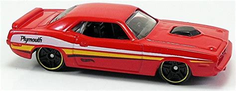 71 Hemi Cuda 72mm 2012 Hot Wheels Newsletter