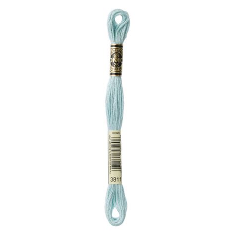 Dmc 3811 Six Stranded Embroidery Floss Very Light Turquoise