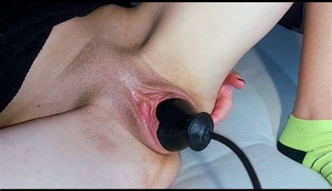 Aufblasbarer Dildo Muschi Dehnen Und Weit Offen XHamster