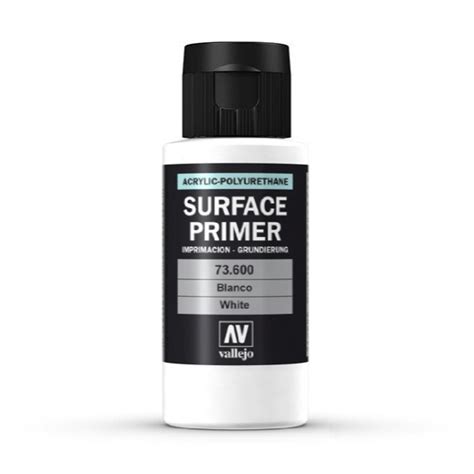 Грунт Surface Primer акриловый полиуретановый, белый (WHITE), 60 мл ...