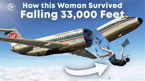 Woman Falls From Feet After A Jet Explosion And Lives For