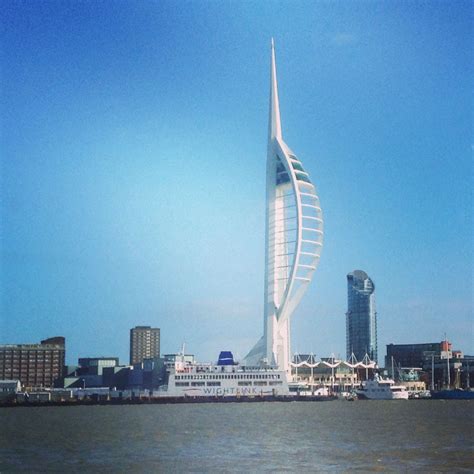 The Spinnaker Tower Portsmouth From Gosport Side Of The Harbour