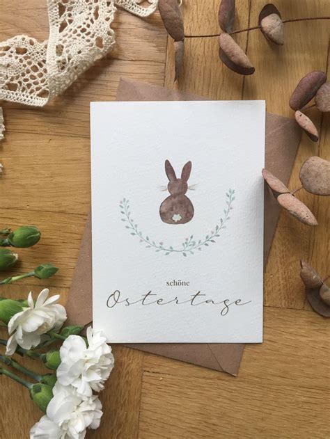 Postkarte Ostern Osterkarte Frohe Ostern Ostern Geschenk