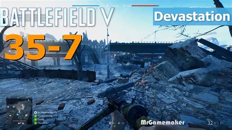 Battlefield 5 Devastation Tdm 35 Kills Sten Gameplay Pc Youtube