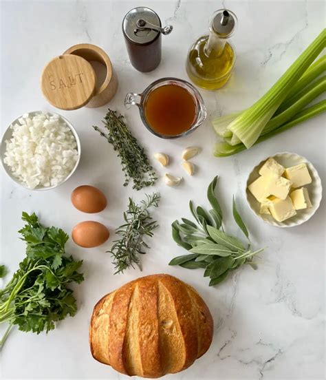 The Best Vegetarian Stuffing With Sourdough Bread - joinmeinthekitchen.com