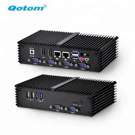 Qotom Mini Pc Barebone System,Aes-ni Fanless Linux Ubuntu Mini Pc I5 ...