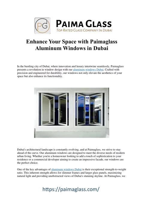 PPT Enhance Your Space With Aluminum Windows In Dubai PowerPoint