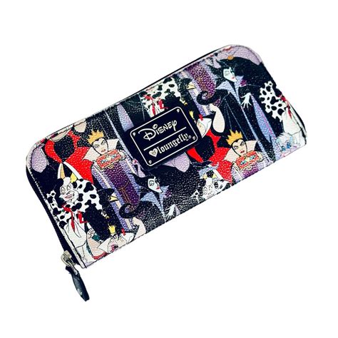 Disney Loungefly Villains Zip Around Wallet Gem