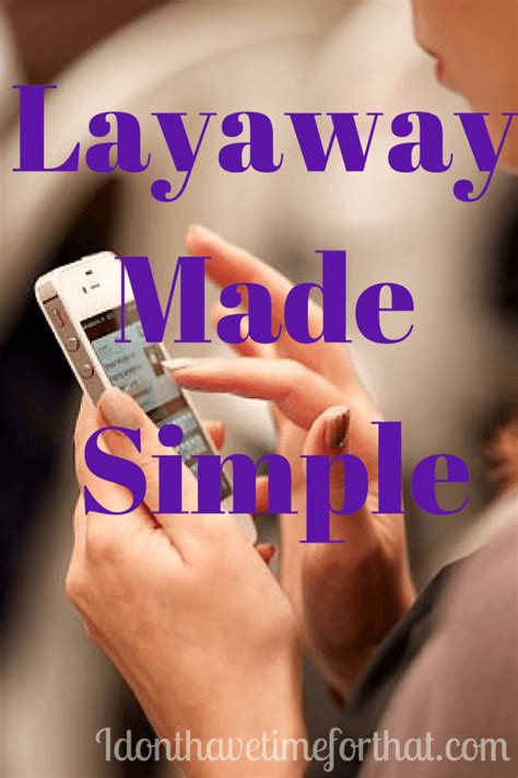 2014 Christmas Layaway Guide - I Don't Have Time For That!