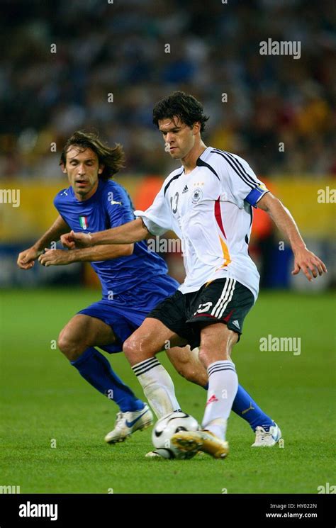 ANDREA PIRLO MICHAEL BALLACK GERMANY V ITALY WORLD CUP DORTMUND