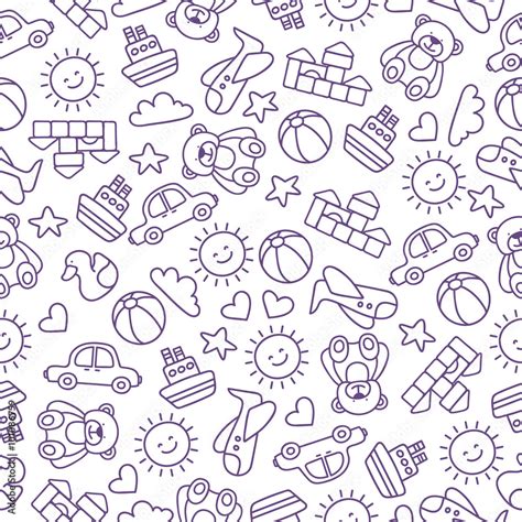 pattern kids stock vector adobe stock