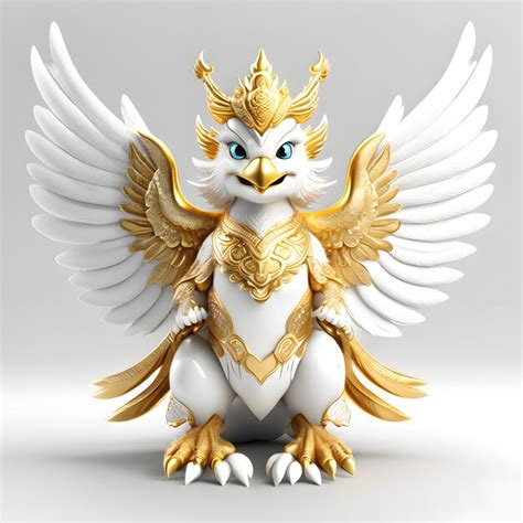 Premium AI Image | Character Garuda Bird Beautiful