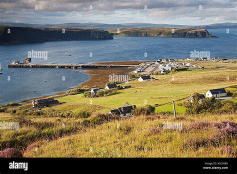 Uig Pier Isle Of Skye Scotland Uk Stock Photo Alamy