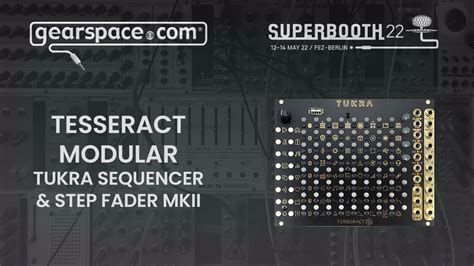 Tesseract Modular Eurorack Modules Gearspace Superbooth Youtube