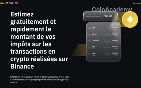 Binance Tax en France L outil de déclaration fiscale crypto gratuit