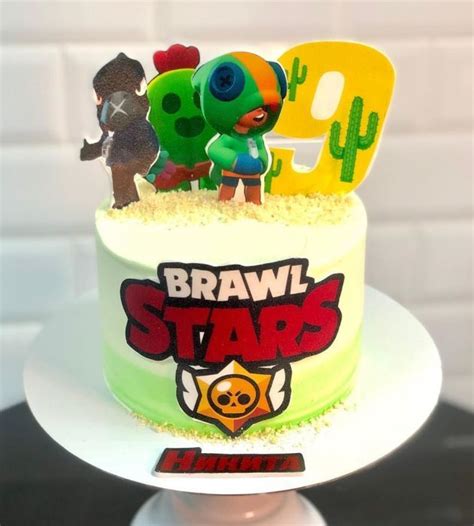 Торт «Браво Старс» (Brawl Stars) на день рождения на заказ в Москве от ...