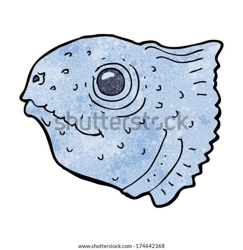 Cartoon Fish Head Stock Vector (Royalty Free) 174642368 | Shutterstock