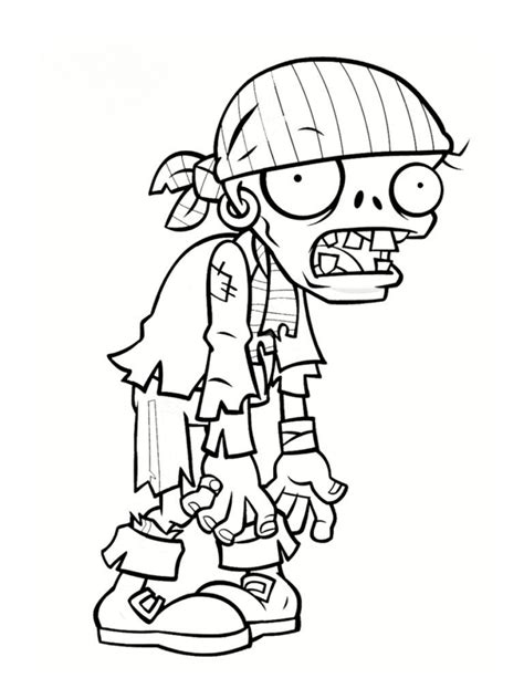 Coloriage Zombie