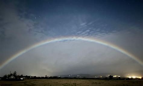 Best pictures as Moonbow makes rare appearance over Inverness