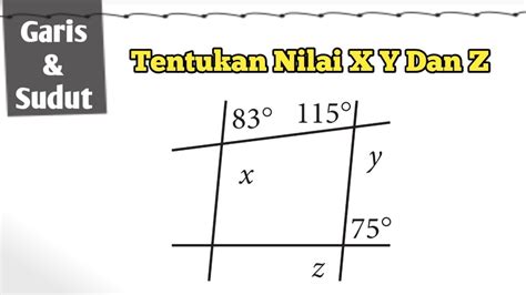 Cara Mencari Besar Sudut Xyz Hubungan Sudut Pada Dua Garis Sejajar