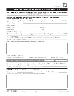 Fillable Online Cultureandtourism Application Form Connecticut