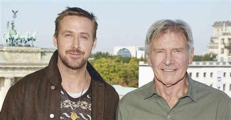 Ryan Gosling Harrison Ford Kick Off Blade Runner Press In