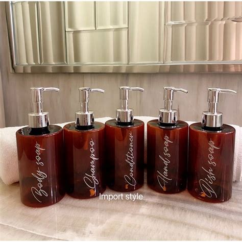 Jual Botol Coklat Exclusive Ml Silver Aesthetic Bottle Minimalist