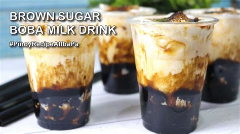 Brown Sugar Boba Milk Tea Recipe Brown Sugar Tapioca Pearl Milk Tea