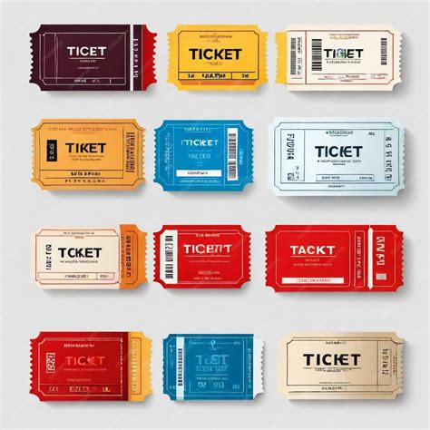 Modelo De Um Bilhete - Uma coleção de bilhetes coloridos, incluindo um que diz bilhete para o ...