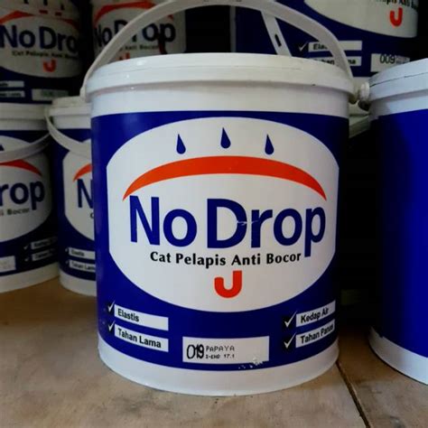 Jual Cat No Drop Kg Pelapis Tembok Dinding Anti Bocor Nodrop